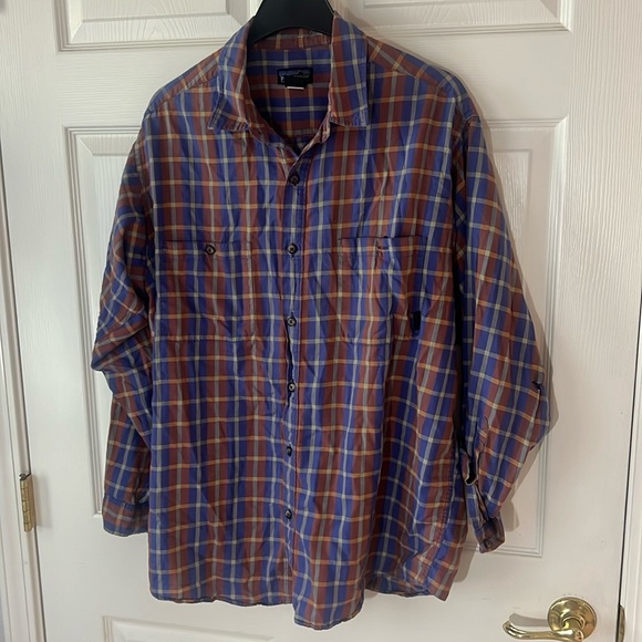 Bundle of 3 - Patagonia Plaid Button Down Long Sleeve Shirts Size Large - Picture 3 of 9